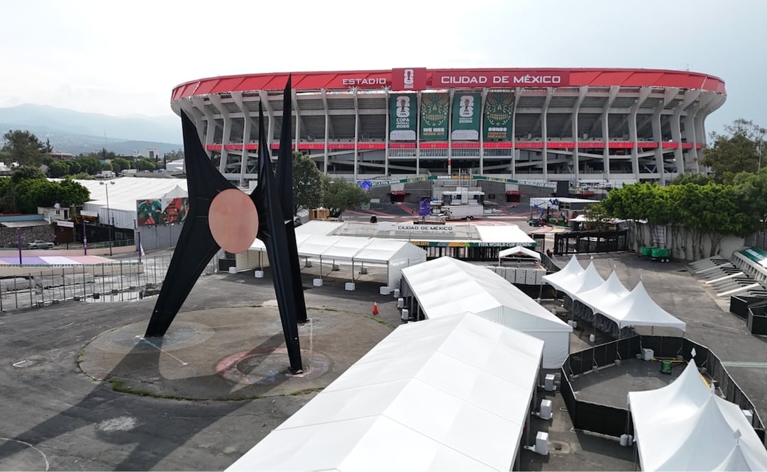 Así luce el Estadio Ciudad de México previo al arranque del Mundial. FOTO: Diego Prado/ EL UNIVERSAL