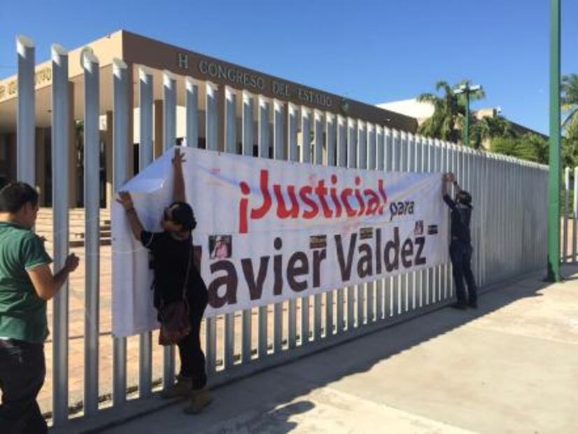 Periodistas exigen justicia, a 6 meses del asesinato de Javier Valdez