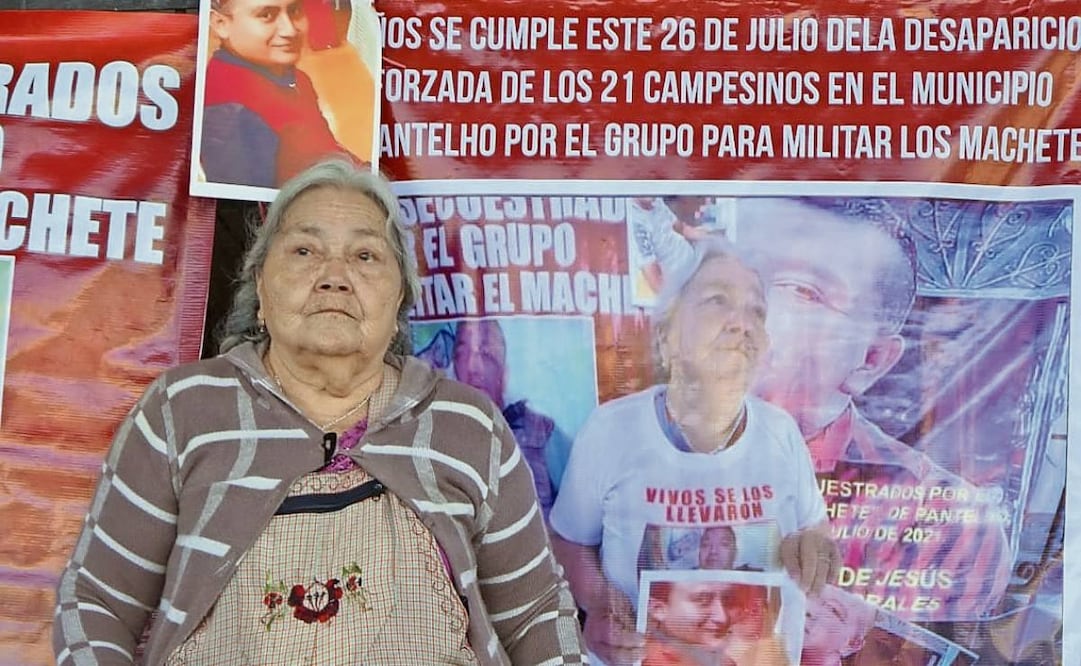 La mujer, de 77 años, fue desplazada por los hombres que se llevaron a sus familiares. Foto: OSCAR GUTIÉRREZ/EL UNIVESARAL