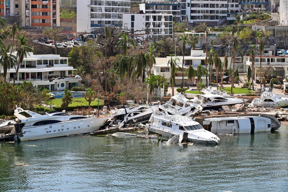 Otis, entre los tres huracanes más severos: AMIS. Foto: especial