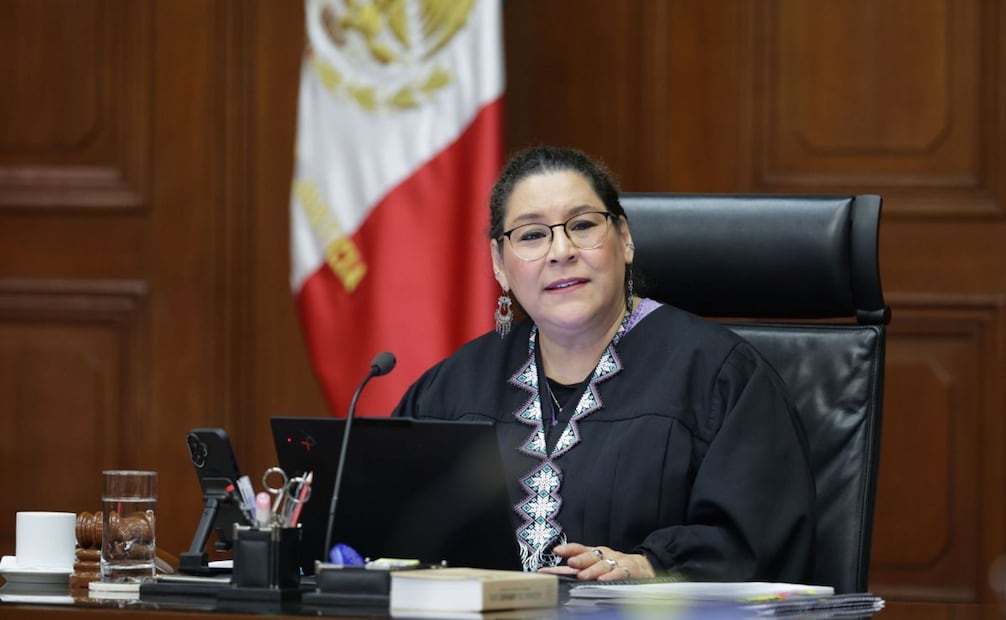 La ministra Lenia Batres en sesión del pleno de la Suprema Corte del pasado 10 de febrero de 2026. Foto: SCJN