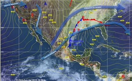 Prevén frío y lluvias en gran parte del país