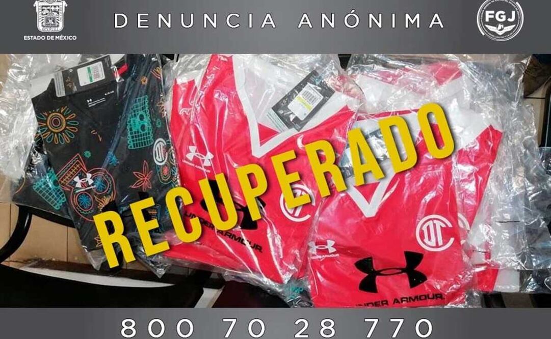 El pasado 30 de mayo se reportó el robo de la mercancía del Club Deportivo Toluca. Foto: Especial 