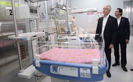 Alfredo del Mazo inaugura nuevo edificio del hospital materno infantil del ISSEMyM 