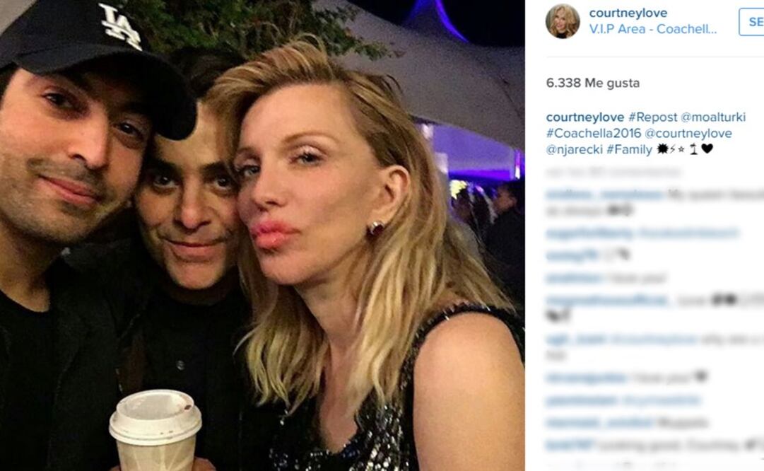 Foto: Tomada del Instagram de Courtney Love