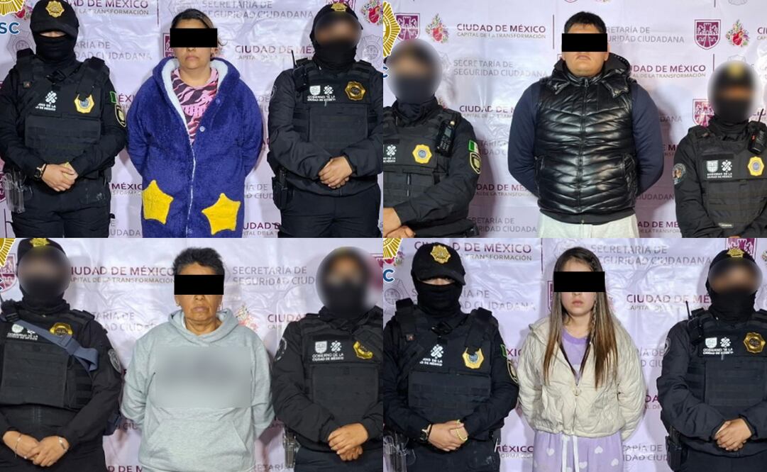 Cae presunto miembro de la Unión Tepito y tres mujeres, tras cateos en GAM y Cuauhtémoc.
Foto: Especial.