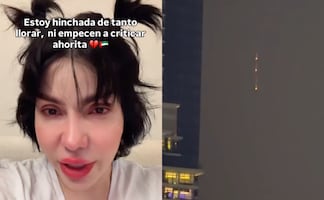 Influencer Sol León capta misiles en Dubái tras bombardeo de Irán; “tengo miedo”