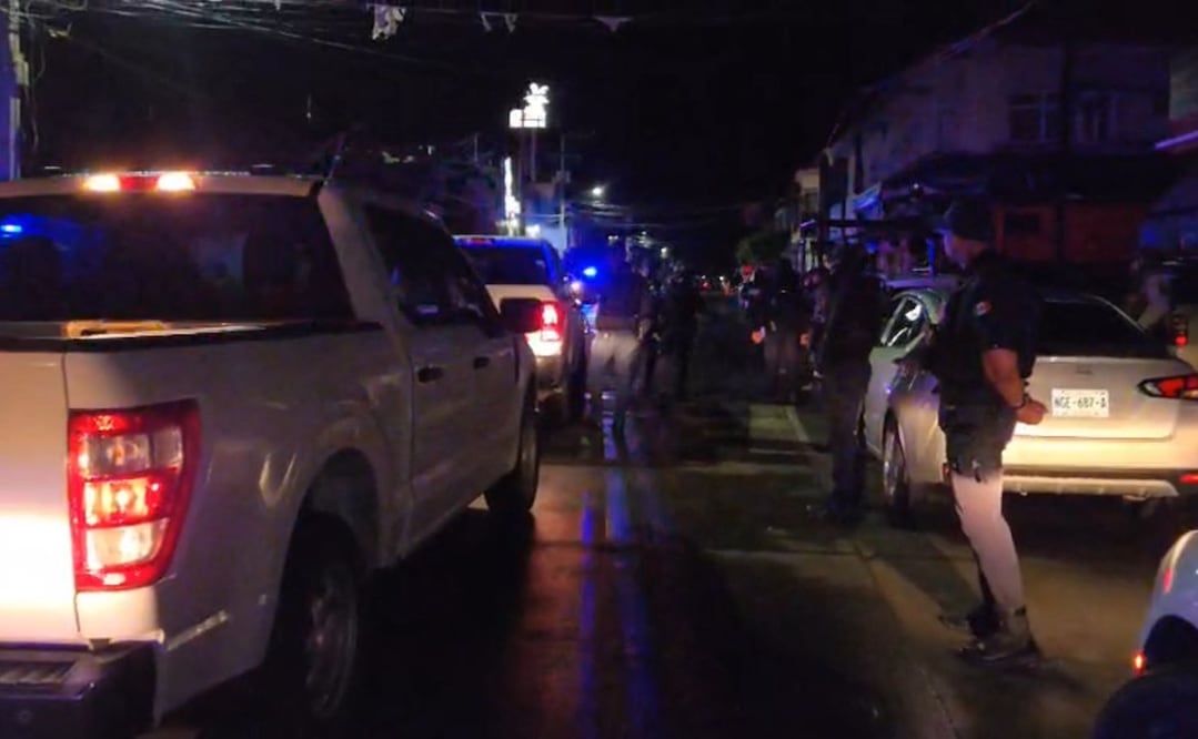 Al lugar arribó personal de fuerzas estatales y federales que montaron un despliegue para dar con los responsables de este hecho criminal. Foto: Especial