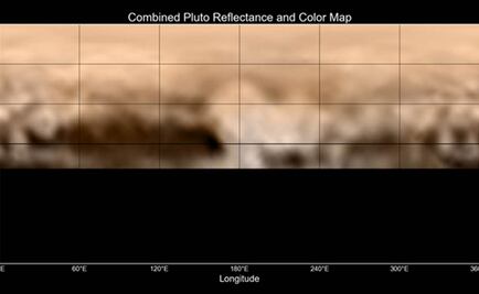Crean el primer mapa de Plutón