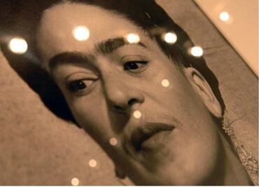 Frida Kahlo celebrated with flowers and music