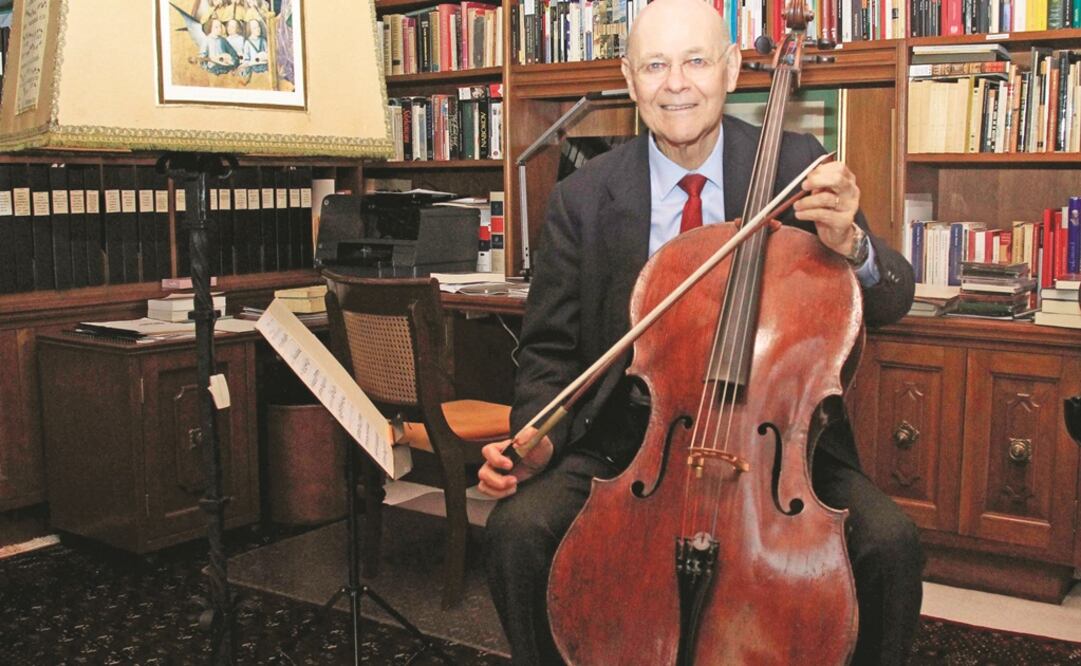 El violonchelista Carlos Prieto presenta un libro en la Casa de América Foto: El Universal
