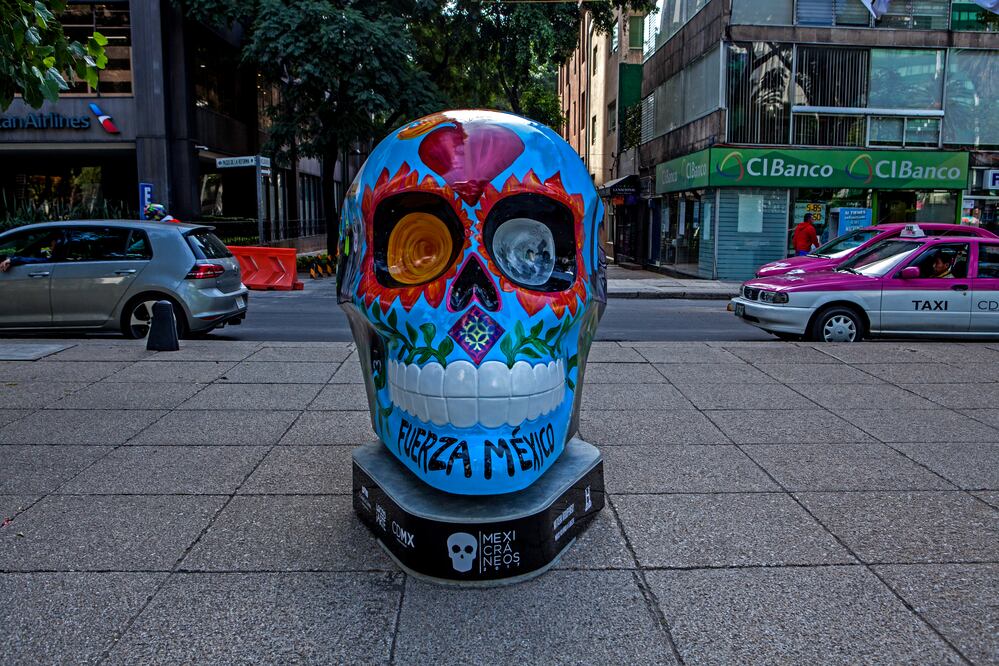 Mexicráneos exhibition - Photo: Camilia Mata/EL UNIVERSAL