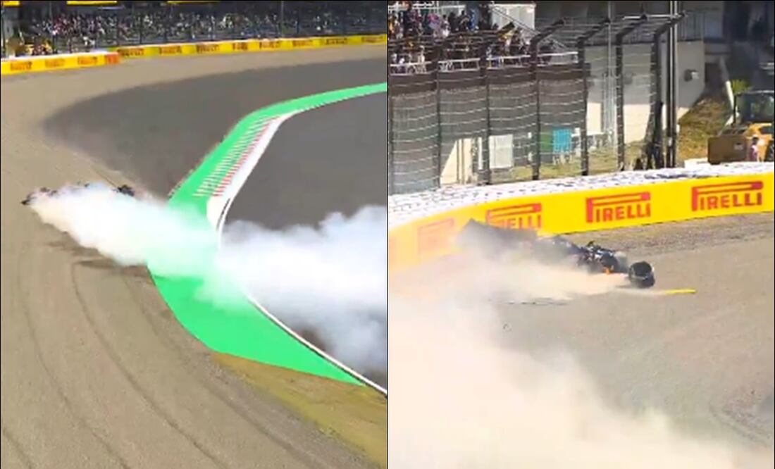 Así fue el choque de Jack Doohan en las prácticas del Gran Premio de Japón / Foto: Especiales