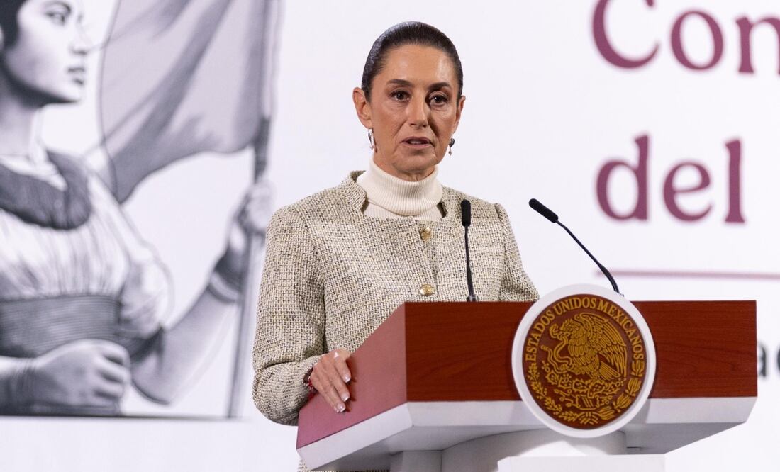 Conferencia matutina de la presidenta Claudia Sheinbaum del 30 de enero de 2025. Foto: Hugo Salvador / EL UNIVERSAL