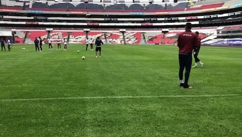 Cruz Azul regresa y entrena en el Estadio Azteca
