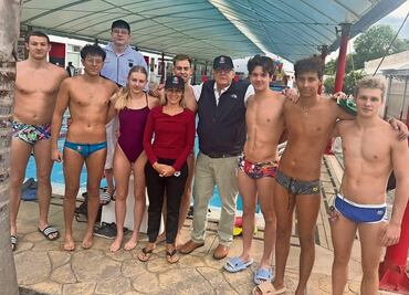 Nadadores alemanes se preparan en club de Cuernavaca