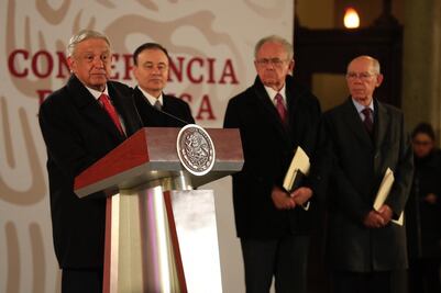 AMLO felicita a ministros de la SCJN por elección de su nuevo presidente