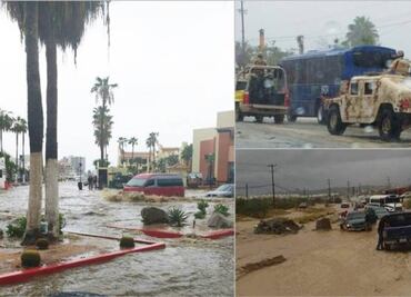 Javier weakens as it moves over Mexico's Baja