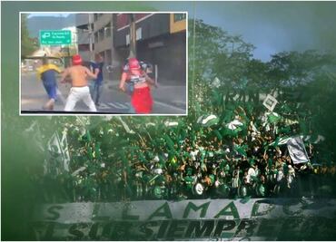 Riña de aficionados termina en machetazos