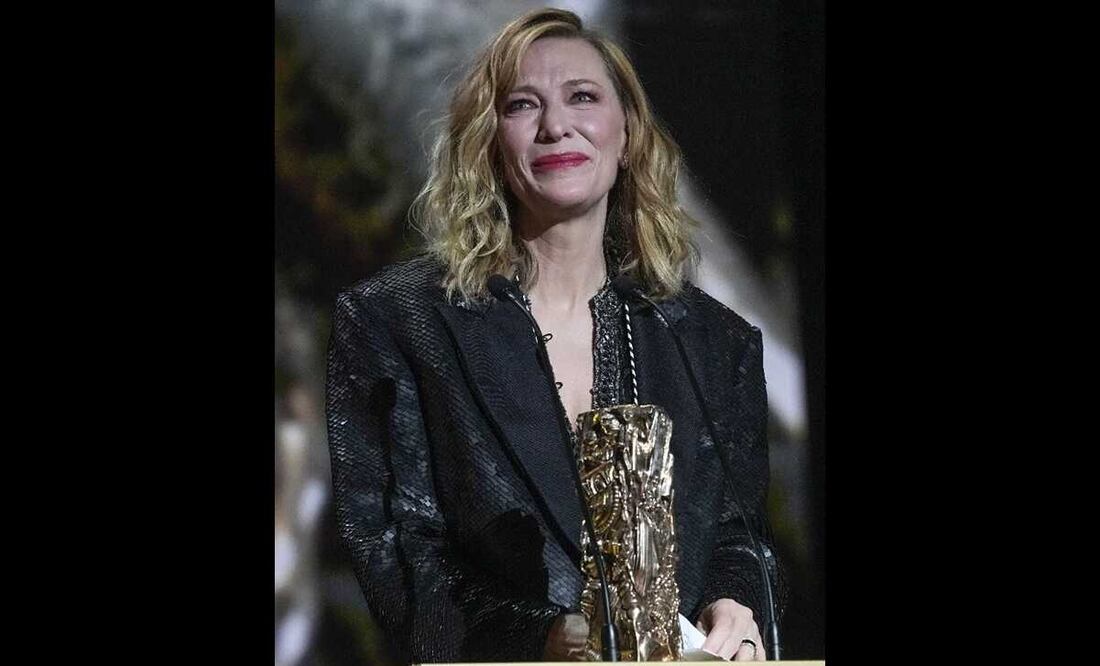 Cate Blanchett recibió un César honorífico por su carrera. Foto: AP Photo/Michel Euler