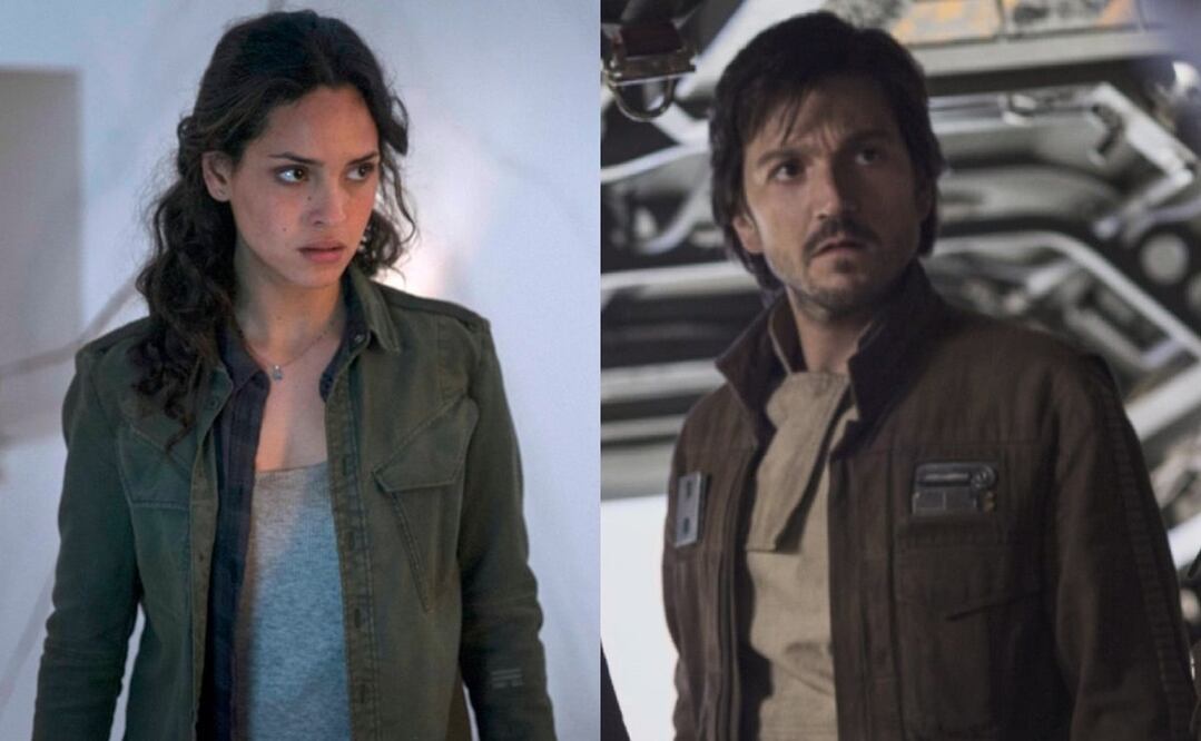 Adria Arjona y Diego Luna. Foto: Europa Press