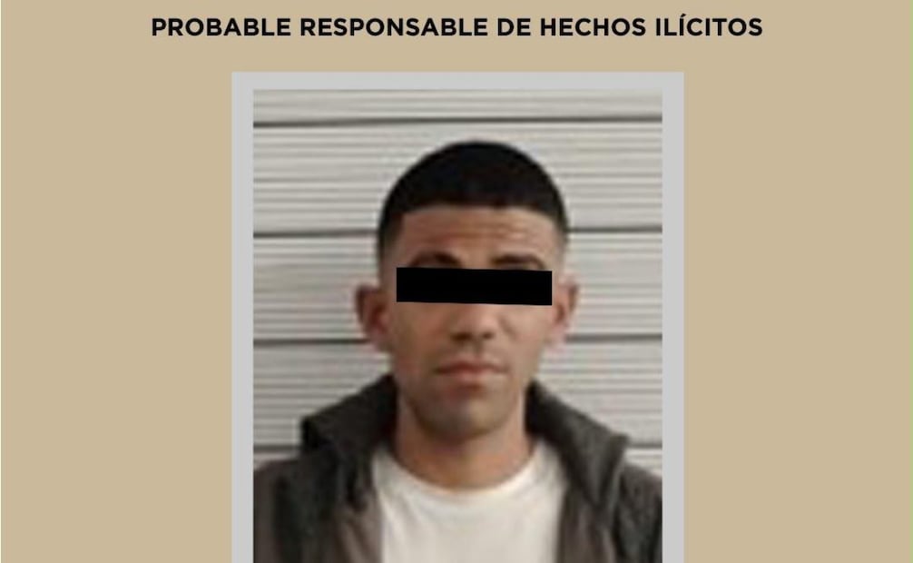 Los agentes detuvieron a Jhonarth “N”, de 32 años, de nacionalidad venezolana. Foto: Especial