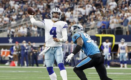 Los Dallas Cowboys le quitan el invicto a Carolina Panthers