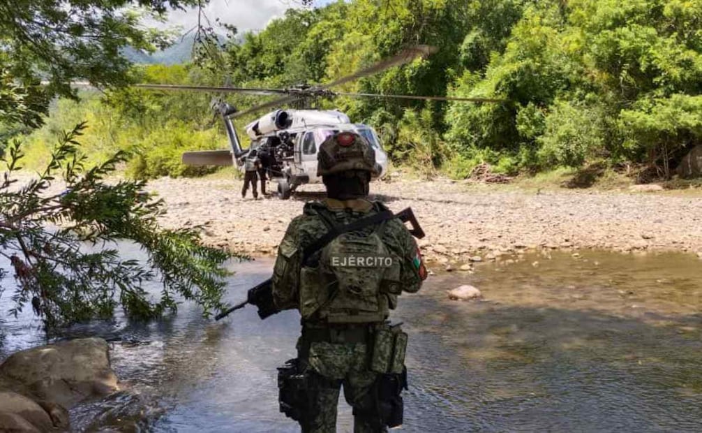 Elementos de la Secretaría de Seguridad y Protección Ciudadana (SSPC), Guardia Nacional (GN) y Secretaría de la Defensa Nacional (Sedena) aseguraron tres laboratorios clandestinos de metanfetamina en Guerrero. Foto: X @OHarfuch