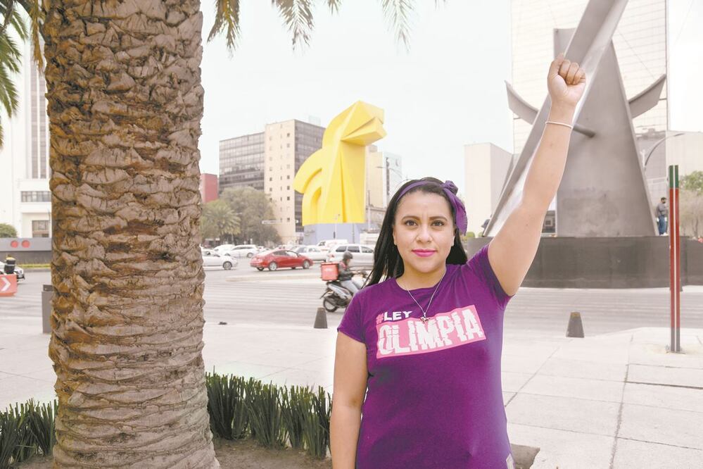 En la foto: OLIMPIA CORAL MELO, Activista e impulsora de la Ley Olimpia. HUGO GARCÍA. EL UNIVERSAL