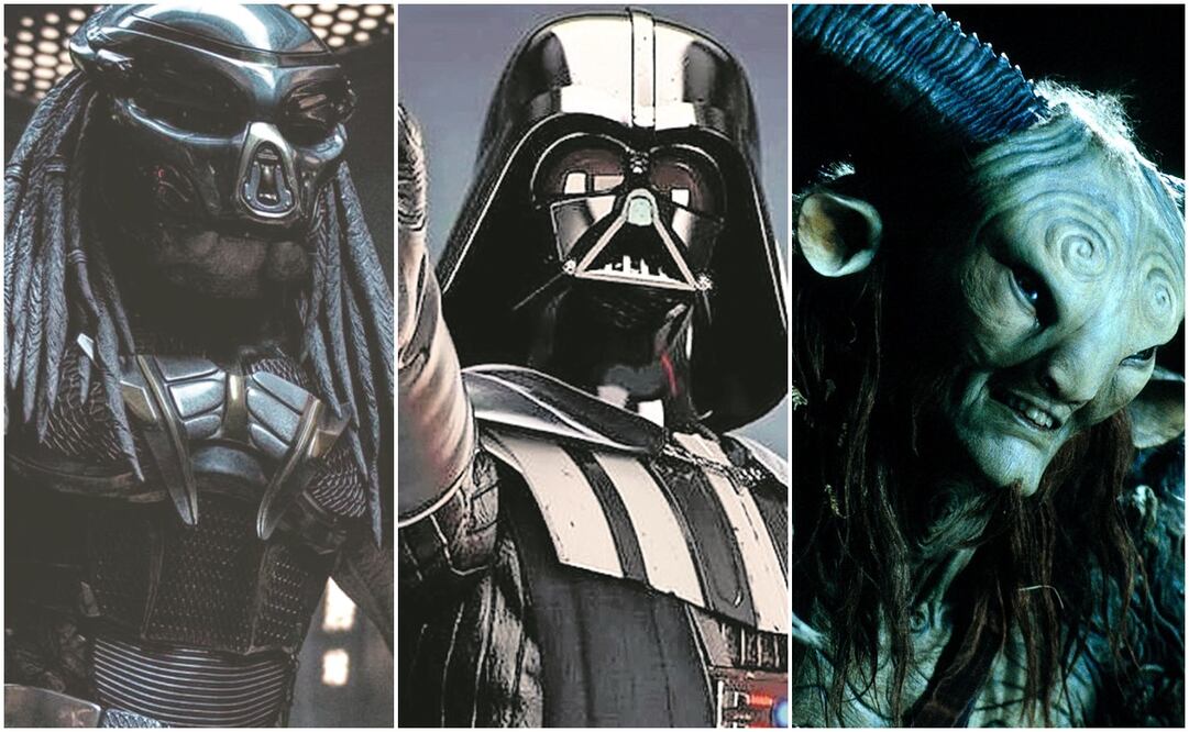 Depredador, Darth Vader y El Fauno. Fotos: Archivo