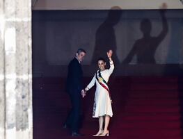 Sheinbaum confirma que ya vive en Palacio Nacional; “vamos a pasar aquí la Navidad”, revela