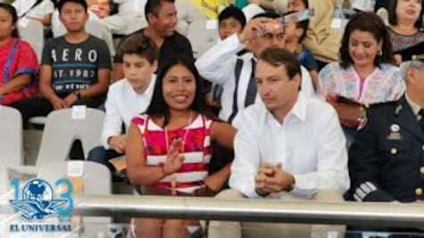 Yalitza Aparicio aparece en la Guelaguetza
