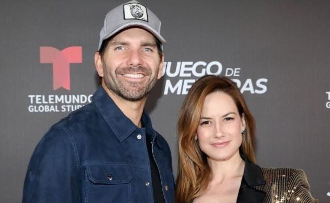 Altaír Jarabo y Arap Bethke son César y Camila en "Juego de Mentiras" de Telemundo. Fuente: Instagram @juegodementirastv