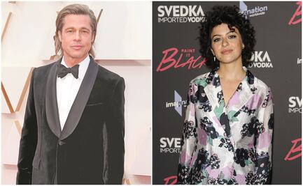 Captan a Brad Pitt con la actriz Alia Shawkat en un concierto