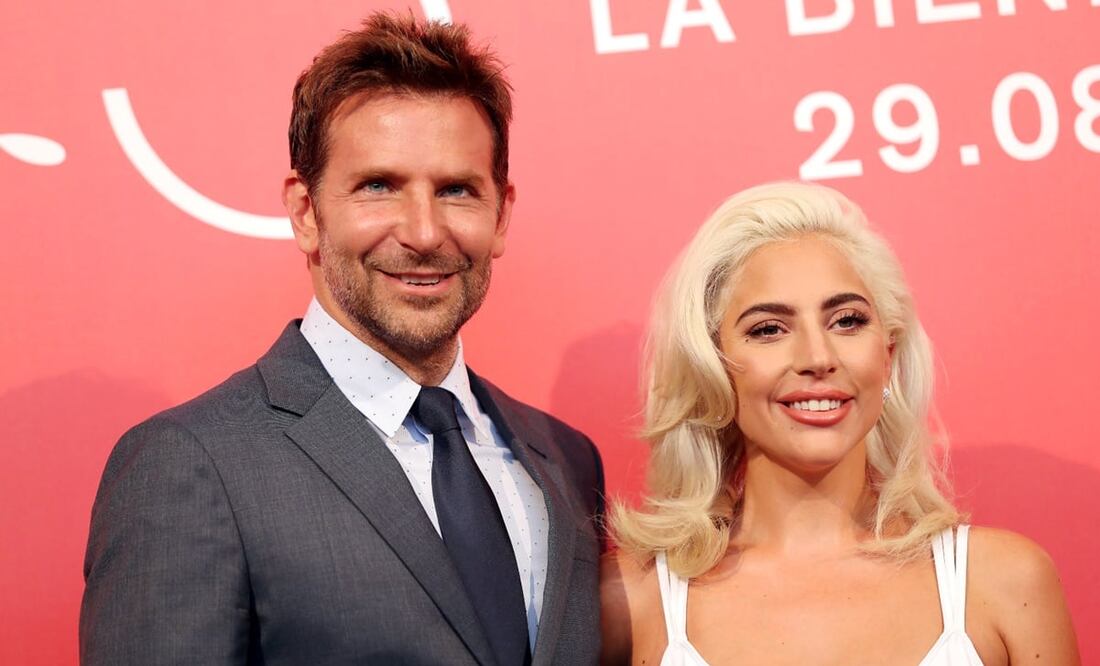 Lady Gaga y Bradley Cooper, una pareja muy aceptada en cine. Foto: Archivo