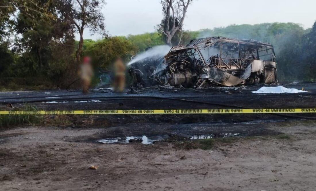 Foto:Especial/El Universal/ Así quedó el autobús tras el accidente