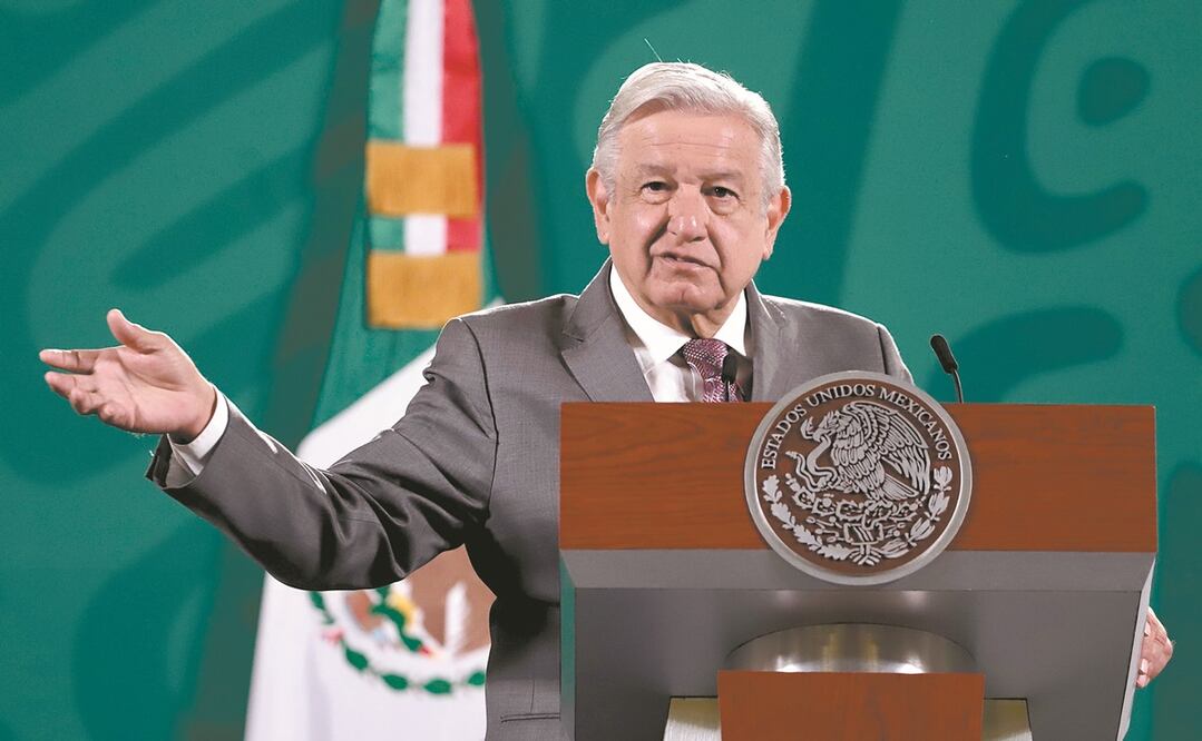 El presidente Andrés Manuel López Obrador dijo que la clase media es aspiracionista e individualista. FOTO: BERENICE FREGOSO. EL UNIVERSAL