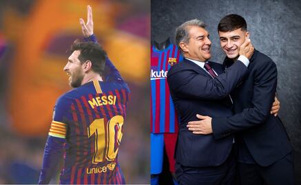 Joan Laporta confunde a Pedri con Messi durante conferencia de prensa