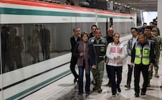 Sheinbaum encabeza primer recorrido prueba del Tren Suburbano al AIFA; prevén que opere en Semana Santa