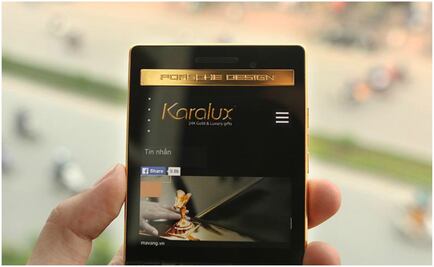 Diseñan BlackBerry bañado en oro de 24 quilates