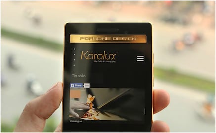 Diseñan BlackBerry bañado en oro de 24 quilates