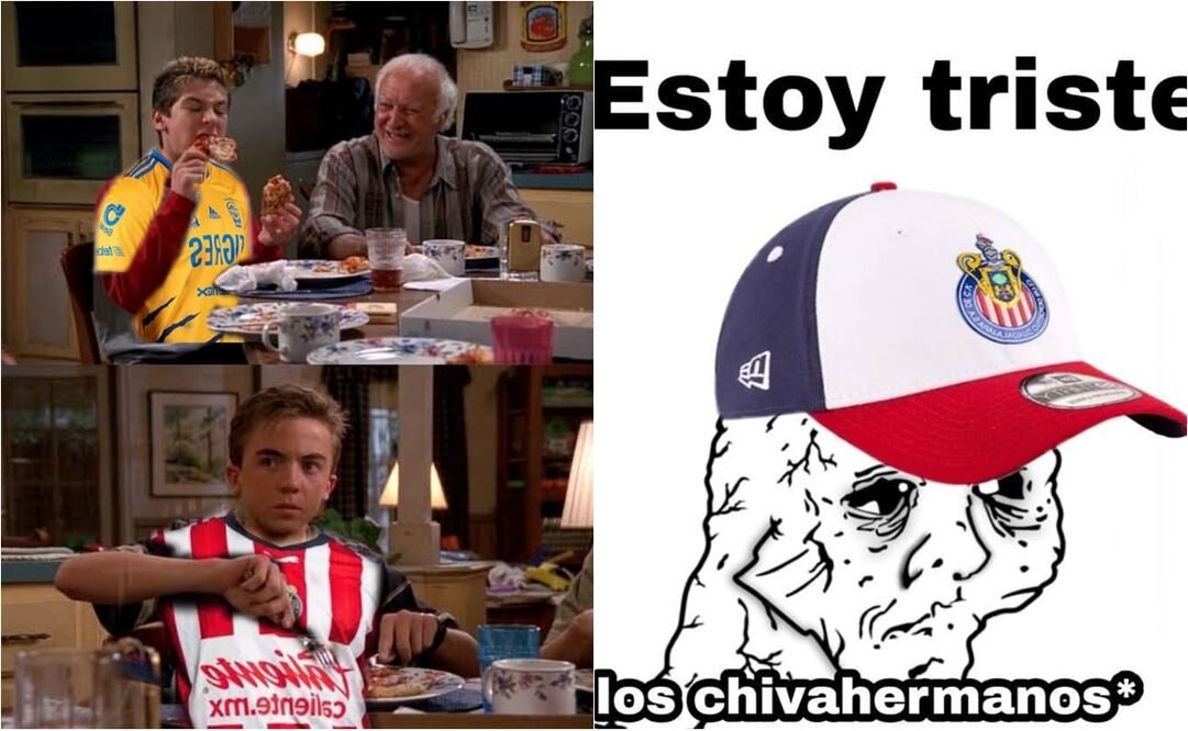 Chivas fue víctima de memes tras ser goleados por Tigres / FOTO: ESPECIAL