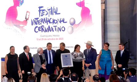 Comienza el 51 Festival Cervantino con funcionarios internacionales  y premiación