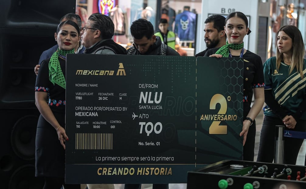 Segundo aniversario del relanzamiento de Mexicana. Foto: Gabriel Pano / EL UNIVERSAL