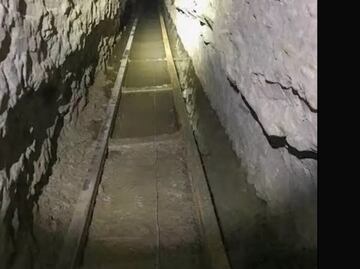 Halla un "narcotúnel" que va de Tijuana a San Diego; tiene el tamaño de un campo de futbol americano