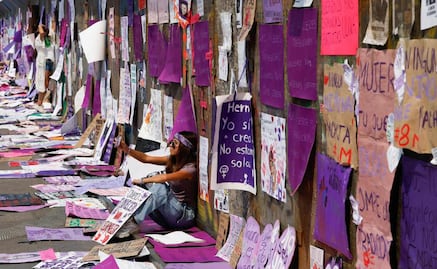 Marcha del 8M en fotos; colectivas alzan la voz en CDMX contra feminicidios, violencias y desapariciones