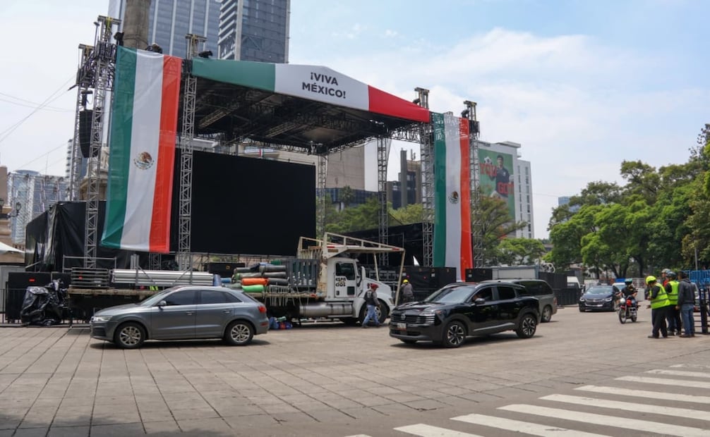 Retiro de pantallas afecta Paseo de la Reforma. Foto: Karla Guerrero