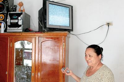 Historias. "Sin televisión, ya no sabemos qué hacer"