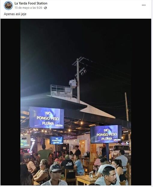 Si te gusta Peso Pluma, éste restaurante no es el indicado para ti. / Foto: Facebook.