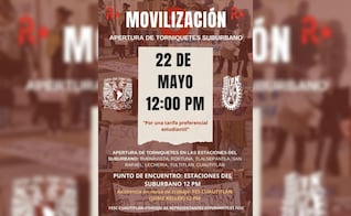“¿Cómo vamos a estudiar si no podemos llegar?”; estudiantes de la FES Cuautitlán protestan con acceso gratis a Tren Suburbano